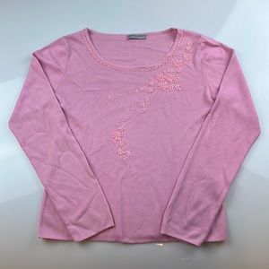 Intrama Italy Beaded Top S85-49